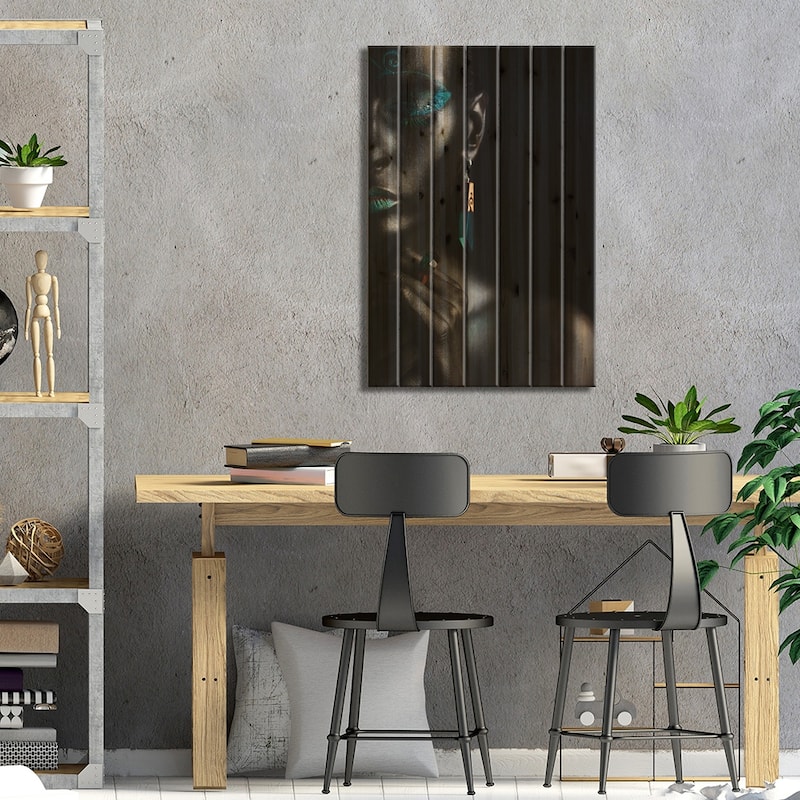 Guide Print On Wood by Ivan Kovalev - Multi-Color