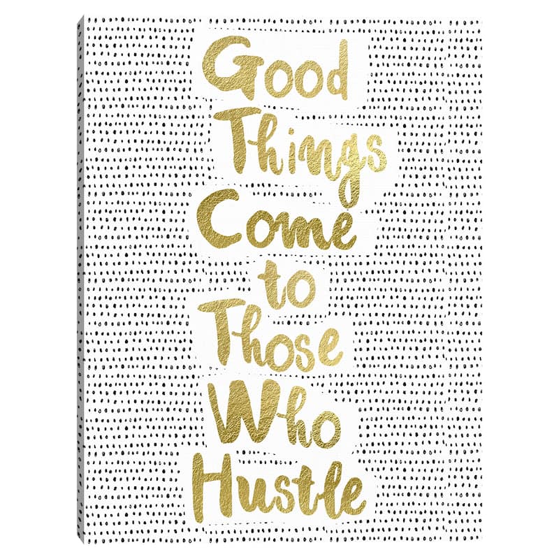 Good Things Come Canvas Art Print