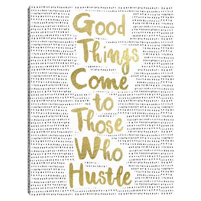 Good Things Come Canvas Art Print