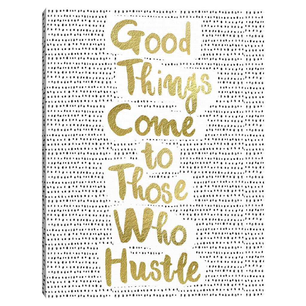 Good Things Come Canvas Art Print