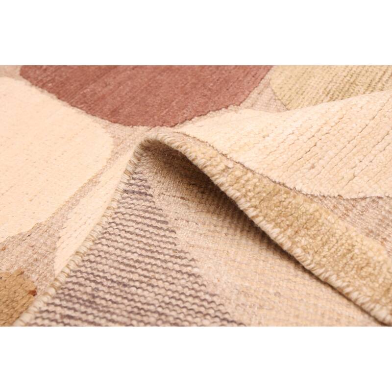 ECARPETGALLERY Hand-knotted Tangier Ivory Wool Rug - 8'2 x 10'0