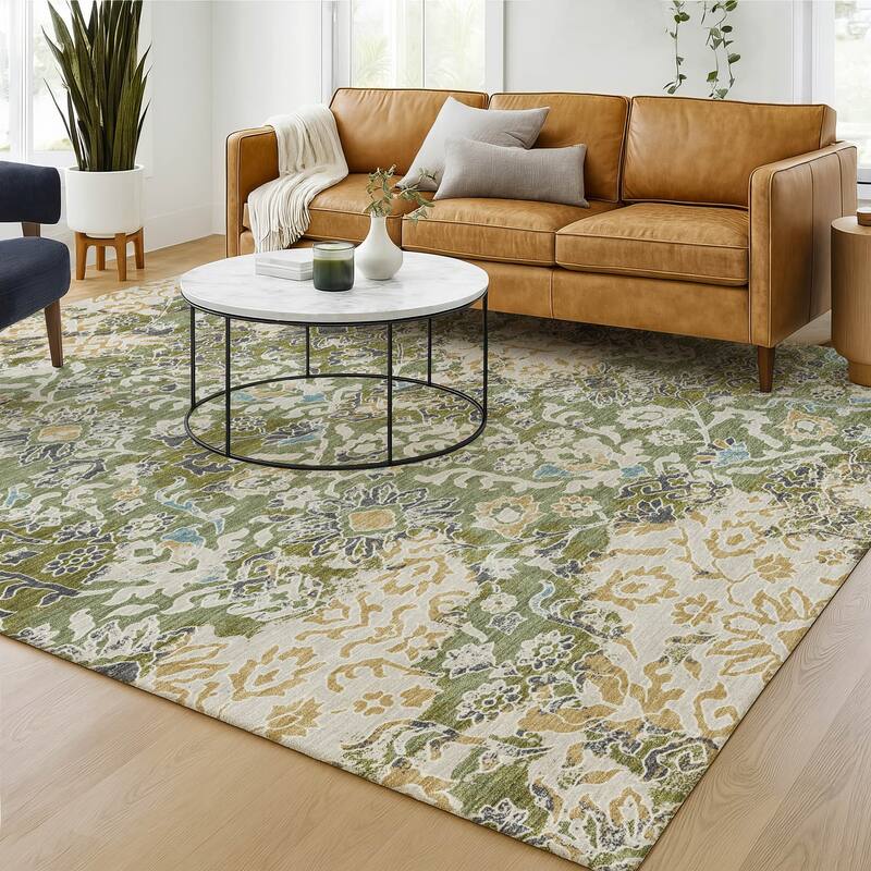 Machine Washable Indoor/ Outdoor Global Avon Chantille Rug