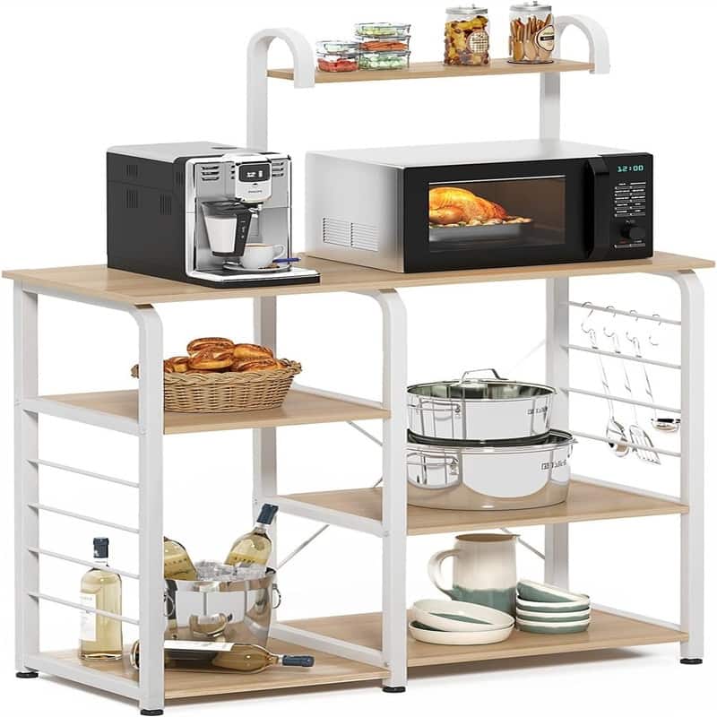 Stand Kitchen Cart - 16.54"D x 35.43"W x 51.18"H