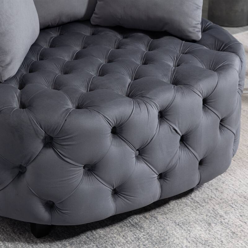 Contemporary Sofa Chair for Small Spaces - Modern Accent Chair with Comfortable Seating