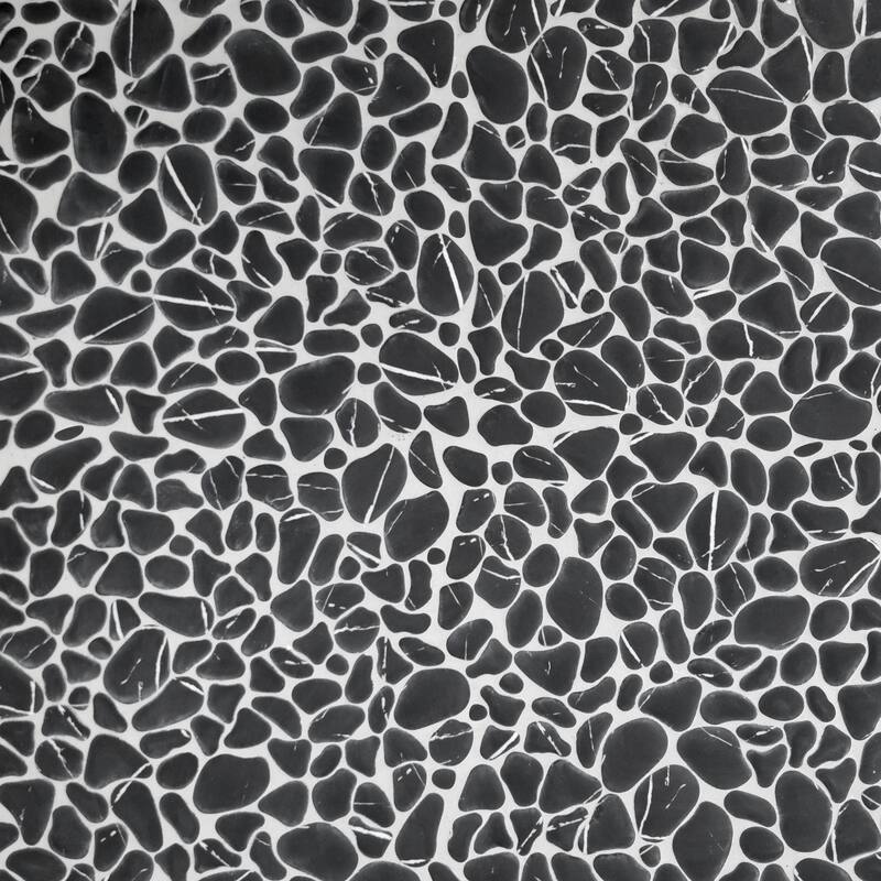 12"×12" Pebble Glass Mosaic Wall Tile（10 sheets/10sqft）