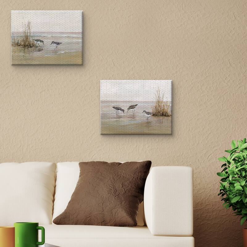 Early Risers I & II by Sally Swatland Canvas Art Prints