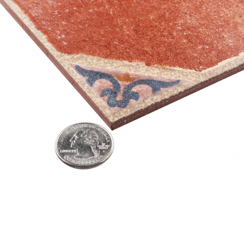 Merola Tile Sevilla 17-3/4" x 17-3/4" Ceramic Floor and Wall Tile
