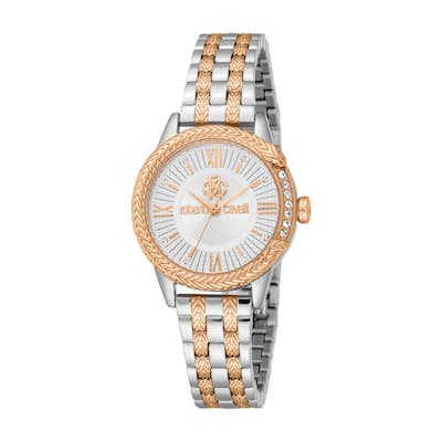 Roberto Cavalli Women RC5L077M0095 Quartz Watch - Two-Tone