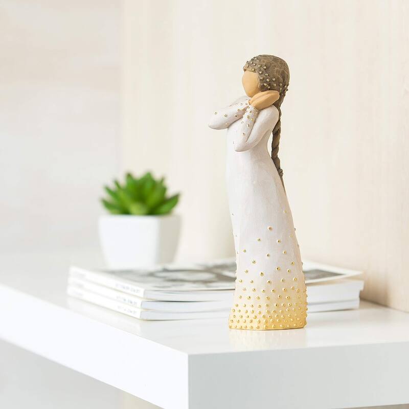 Willow Tree Wishing, A Beautiful Wish for You, 6.5" Sculpted Hand-Painted Figure