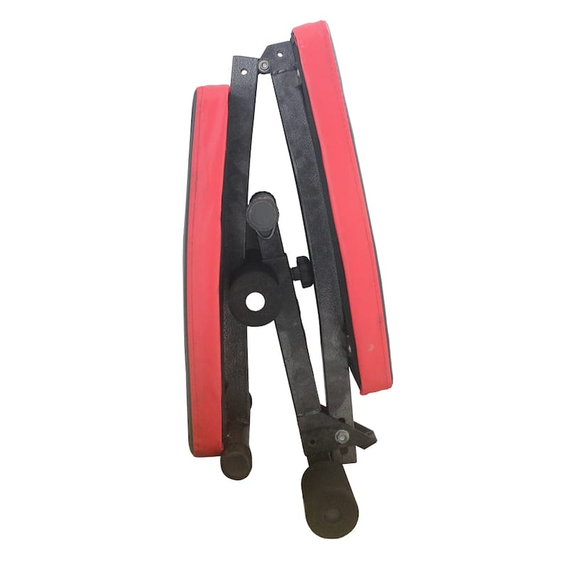 Sit-up Chair Collapsible Design Multi-Position Adjustable Utility Bench 220lbs Maximum Weight for Home Gym - black