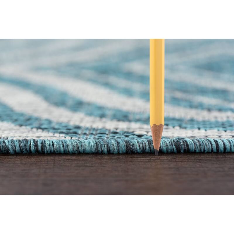 Colonnade Modern & Contemporary Abstract Indoor/Outdoor Area Rug