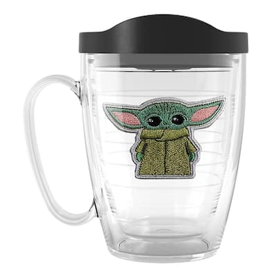 Tervis Star Wars Mandalorian Grogu Made in USA Double Walled Insulated Travel Tumbler, Classic - 16oz Mug