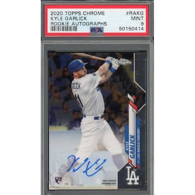 Kyle Garlick 2020 Topps Chrome Rookie Auto Baseball Card #RAKG PSA 9 - 8'6" x 11'6"