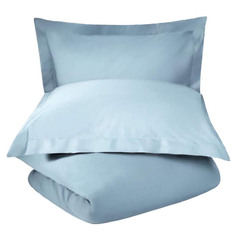 Superior 600 Thread Count Cotton Blend Duvet Cover Set