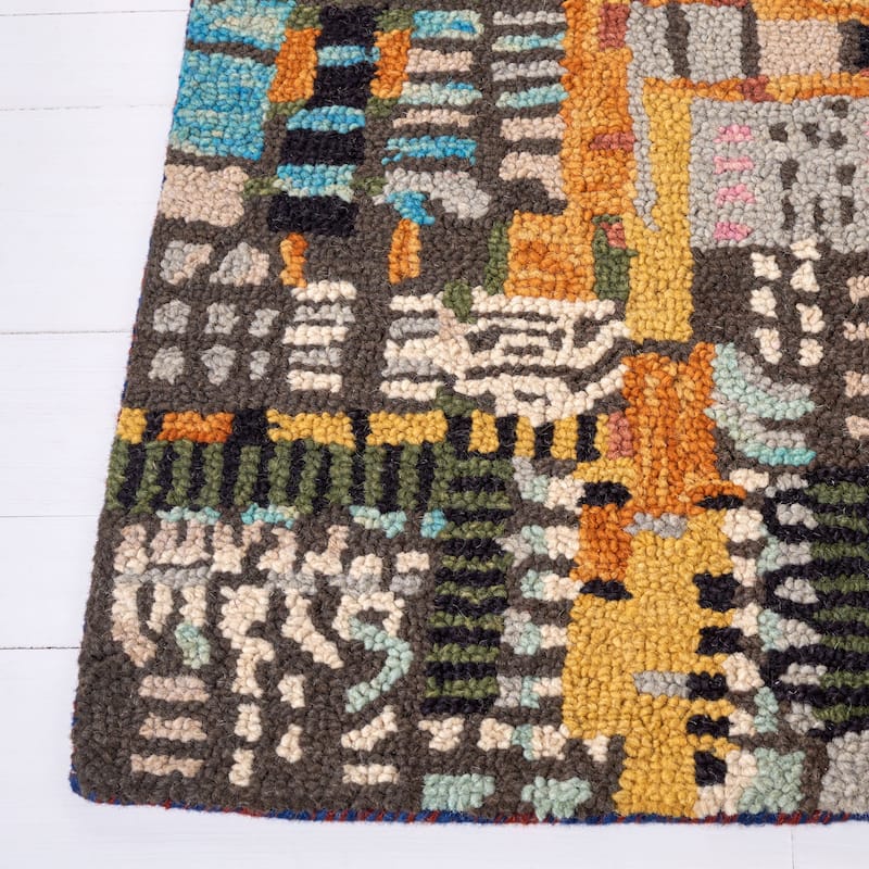 SAFAVIEH Aspen Ellada Bohemian Abstract Wool Rug