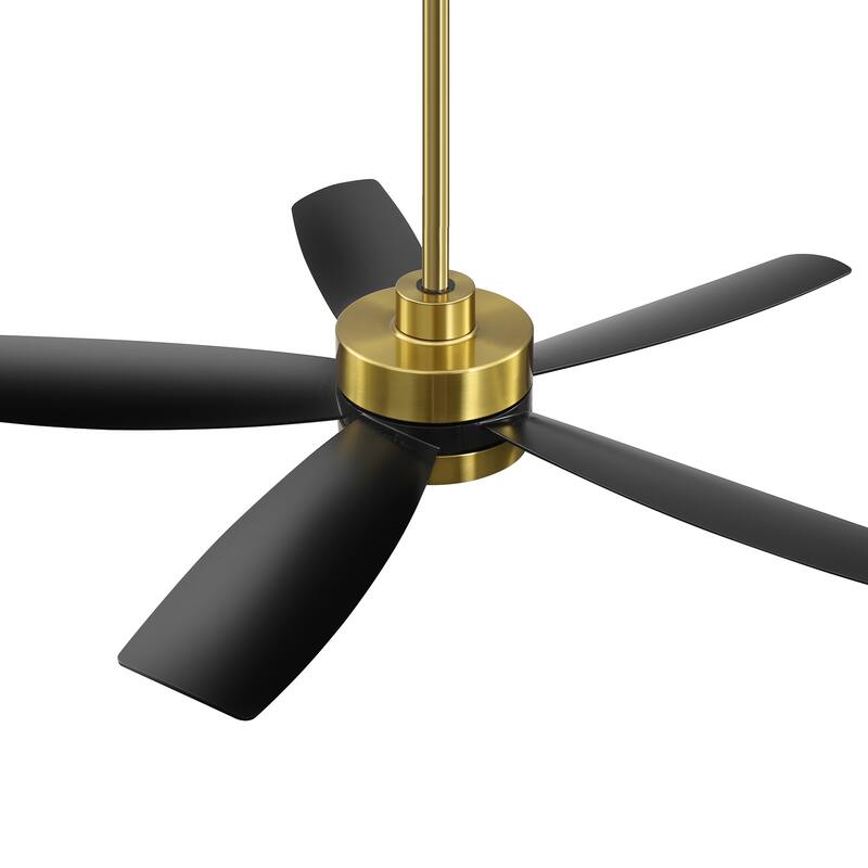 Breezary 65"/52"/42" 5-Blade LED Ceiling Fan with Light Kit and Remote
