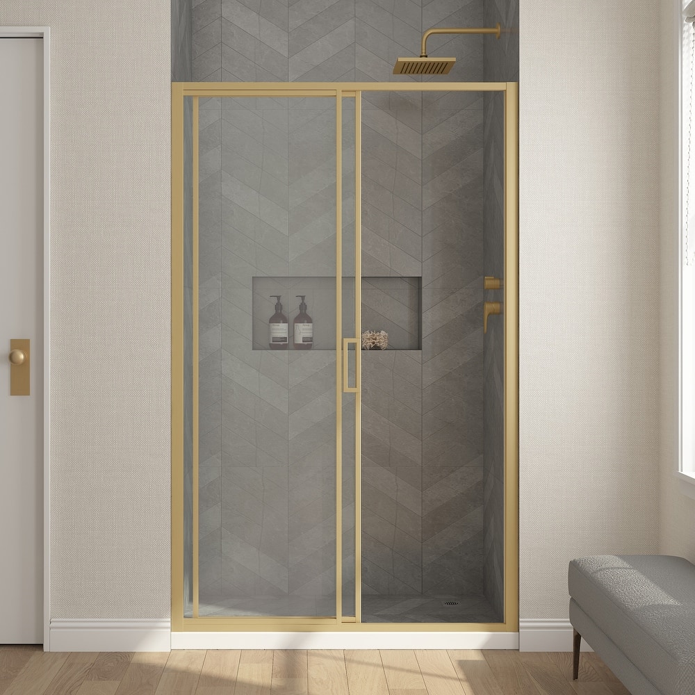 Stanford Sliding Clear Alcove Shower Door