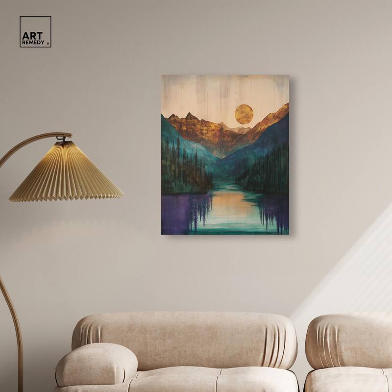 Secrets of the Lake Canvas by Art Remedy, Gallery Wrapped