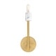 preview thumbnail 1 of 4, Designers Fountain D304C-WS Star Dust 13" Tall Wall Sconce Brushed Gold