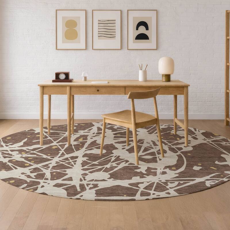 Machine Washable Indoor/ Outdoor Modern Campo Chantille Rug