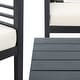 preview thumbnail 7 of 5, SAFAVIEH Outdoor Living Alda 4-piece Set with Accent Pillows - 51"W x 26"D x 26"H