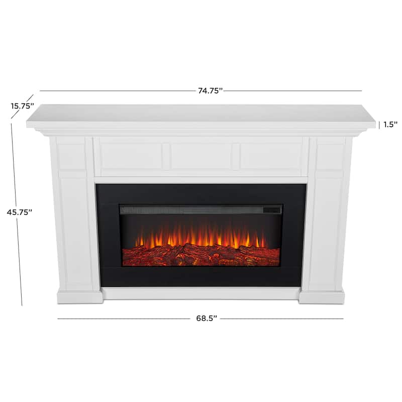 Alcott 75" Landscape Electric Fireplace by Real Flame