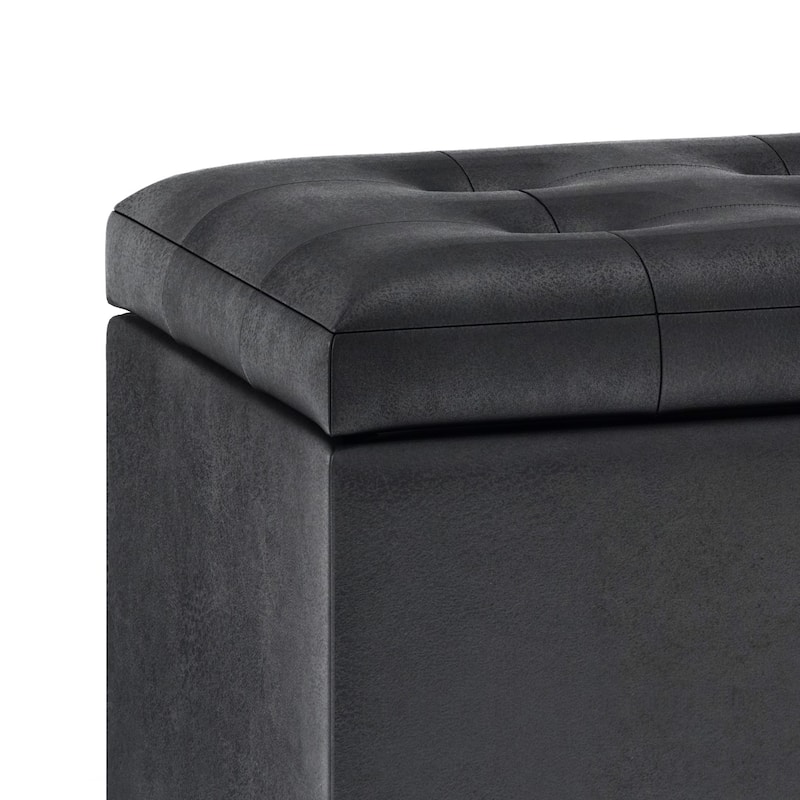 WYNDENHALL Essex 34-in. Wide Rectangular Storage Ottoman