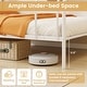 preview thumbnail 15 of 19, Space-Saving Twin Over Full Bunk Bed with Ladder, Full-Length Guardrails, Modern Design