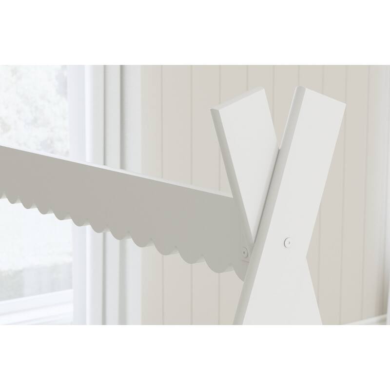 Signature Design by Ashley Hallityn White Twin Tent Bed