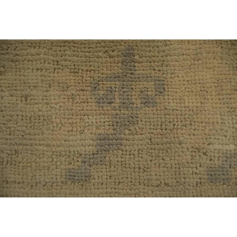 Hand Knotted Oriental 100% Wool Carpet Transitional Floral Greys & Charcoal Khotan Area Rug - 9' 9'' X 8' 3''