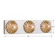 preview thumbnail 5 of 3, Broche 3 Light Antique Gold & Antique Silver Bathroom Vanity - 18'' W x 4.5'' H x 5'' D
