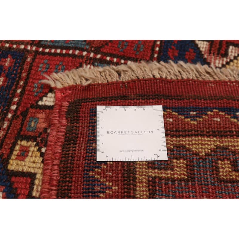 ECARPETGALLERY Hand-knotted Melis Red Wool Rug - 4'3 x 7'7