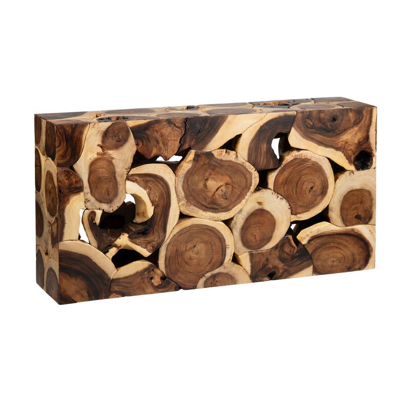 60 in. Brown Solid Wood Accent_Console_Sofa Table