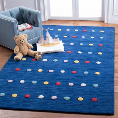 SAFAVIEH Kids Ayleen Polka Dot Wool Rug