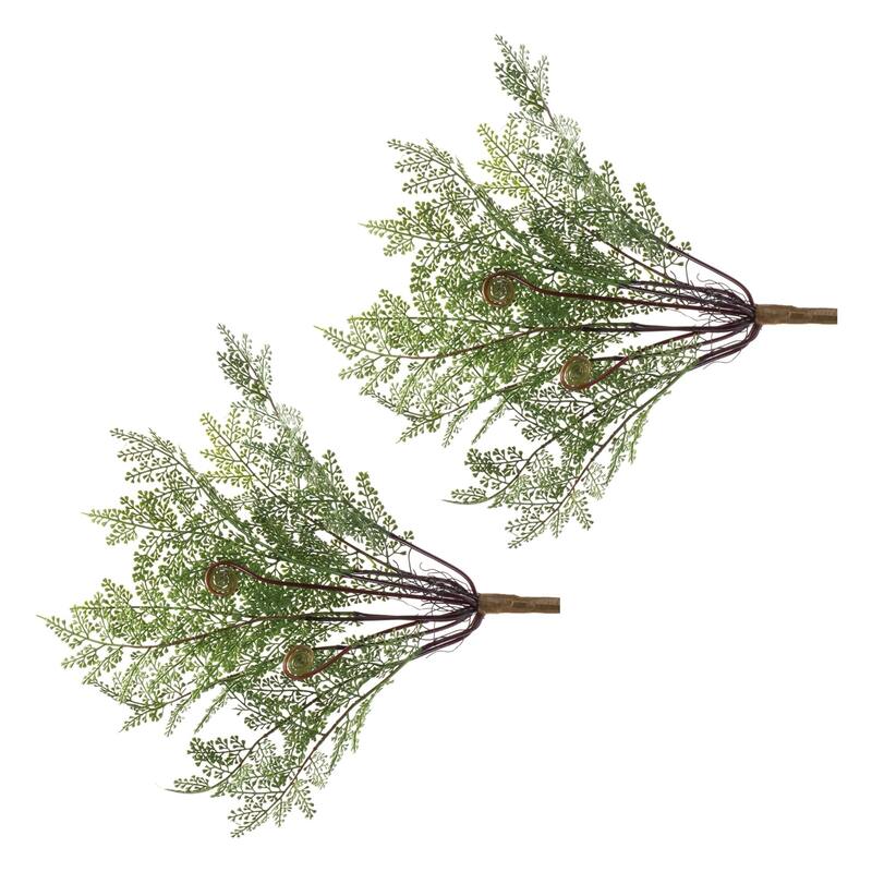 Fern Artificial Bushes - 13" - Set of 2