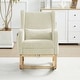preview thumbnail 4 of 28, Reclining Glider Rocking Chair with Extendable Footrest, High Backrest & Side Storage Pocket