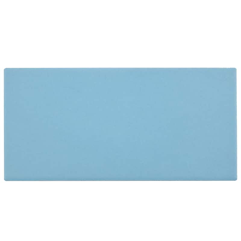 Merola Tile Piscina Brick Matte Blue 4-3/4" x 9-5/8" Porcelain Floor and Wall Tile