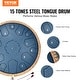 preview thumbnail 18 of 25, Steel Tongue Drum Rain Drum for Outside Garden, D Major Key, Tank Drum Hand Pan Drum Percussion Instrument