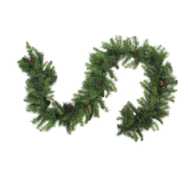 50' x 14" Dakota Red Pine Commercial Artificial Christmas Garland - Unlit - Green