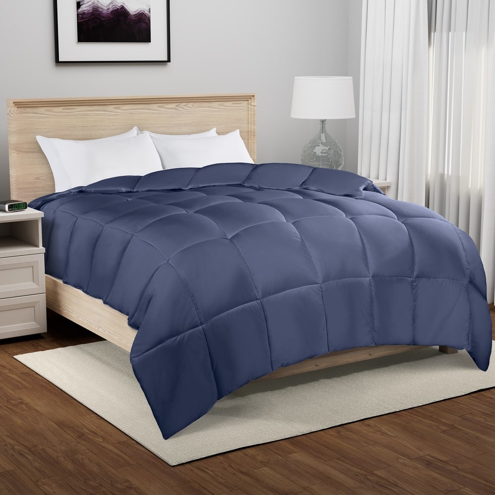 Serta Memory Flex Down Alternative Comforter, Box Quilt Duvet Insert