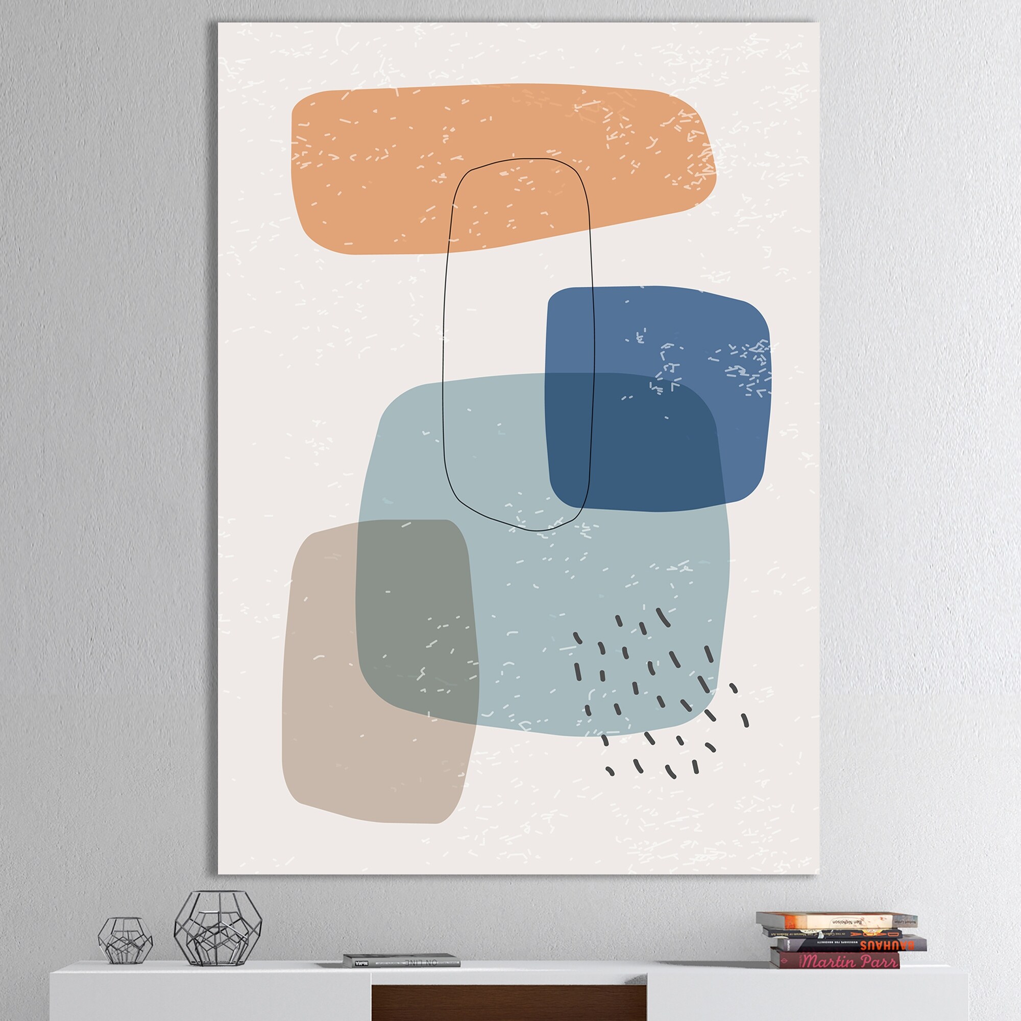 Designart Minimal Elementary Organic And Geometric Compostions XXXXXXXX  Modern Canvas Wall Art Print - Bed Bath & Beyond - 32590274