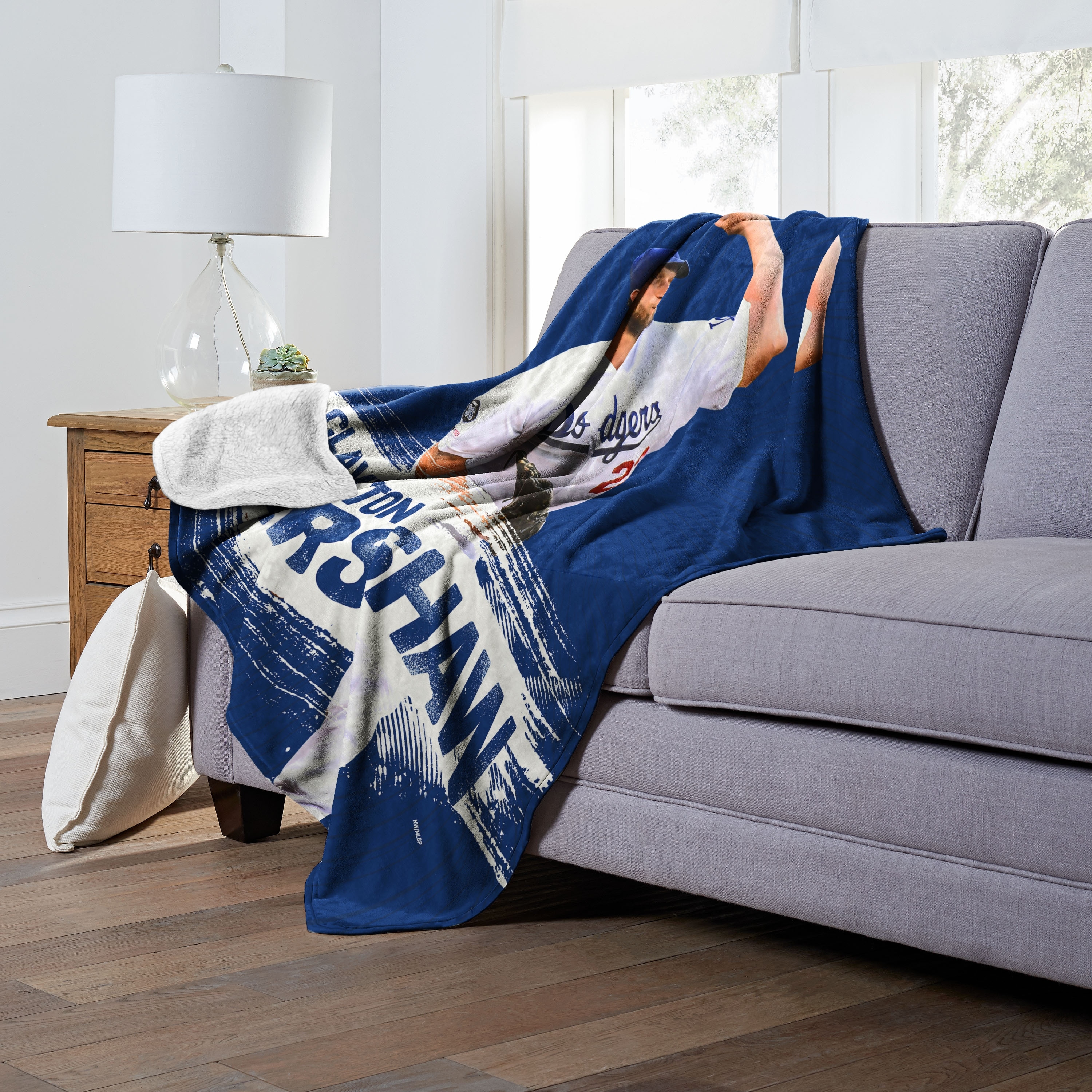 Dodgers Clayton Kershaw 50X60 Slk Tch Sherpa Throw On Sale