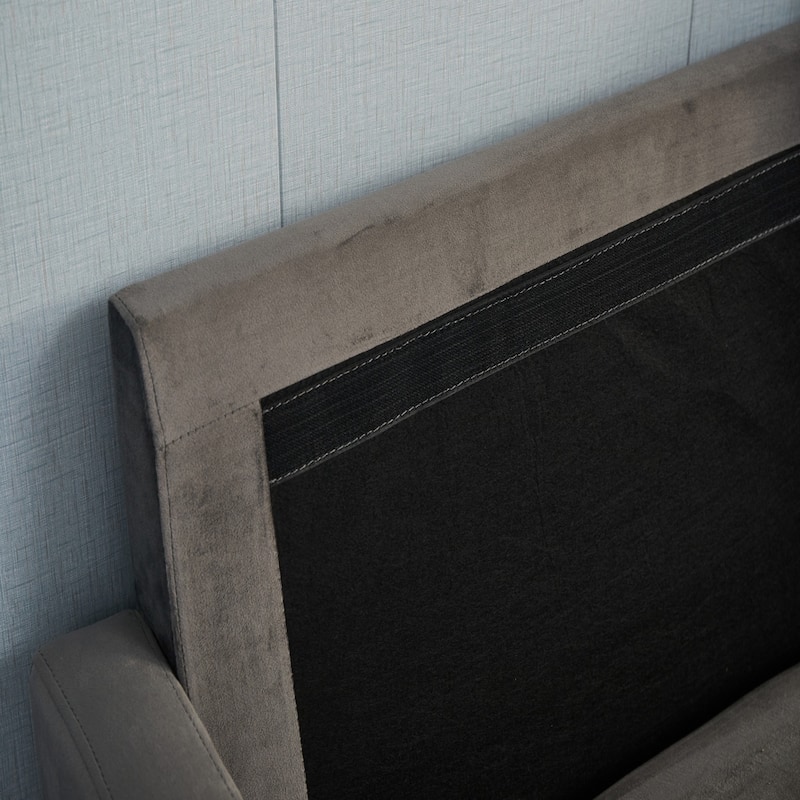 Luxury Sofa, Plush Microfiber, High-Density Foam Comfort