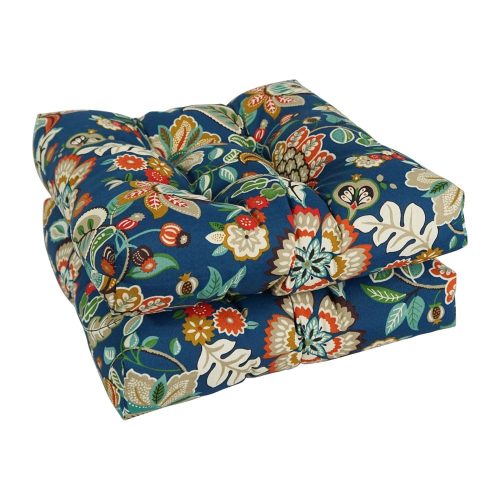 19-inch Square Indoor/Outdoor Chair Cushions (Set of 2) - 19" x 19"