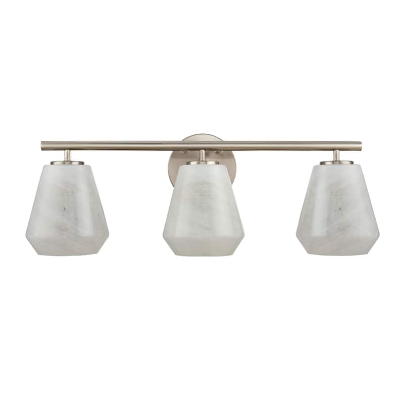 Artcraft Brooke Bathroom Vanity - Wispy White Glassware Shade