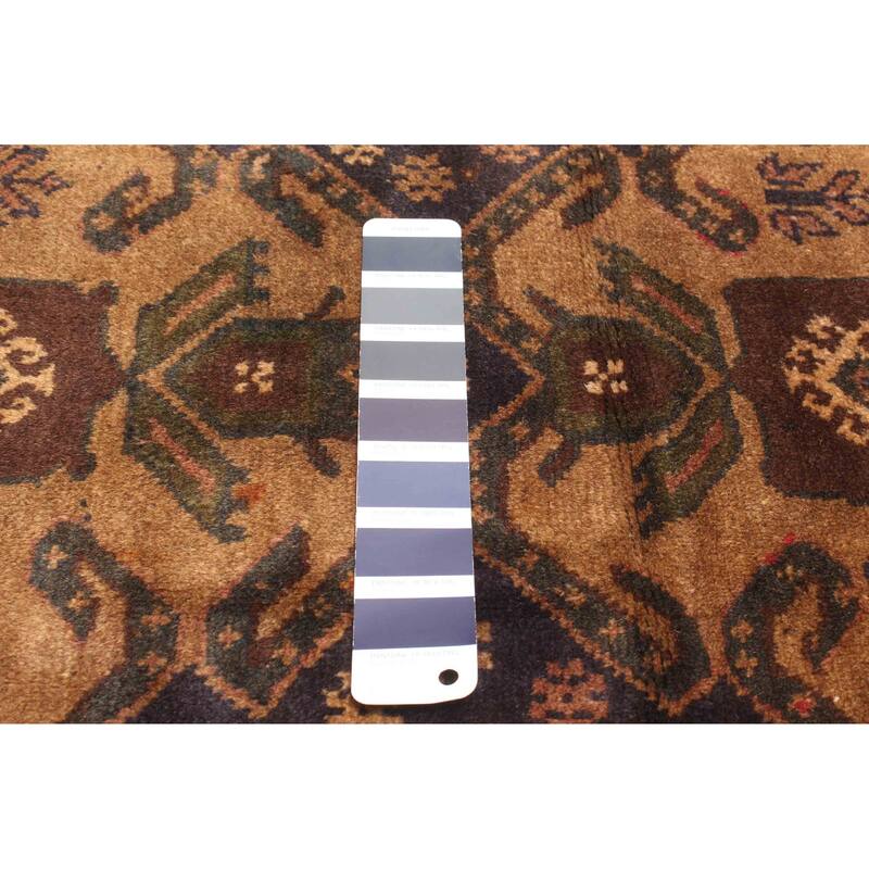 ECARPETGALLERY Hand-knotted Teimani Dark Navy Wool Rug - 2'7 x 4'4