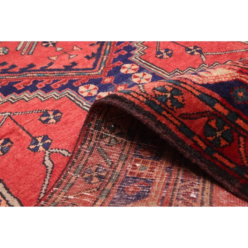ECARPETGALLERY Hand-knotted Konya Anatolian Red Wool Rug - 3'6 x 12'0