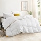 preview thumbnail 1 of 9, All Season 600 Fill Power 500 TC White Goose Down Comforter Duvet Insert California King - White