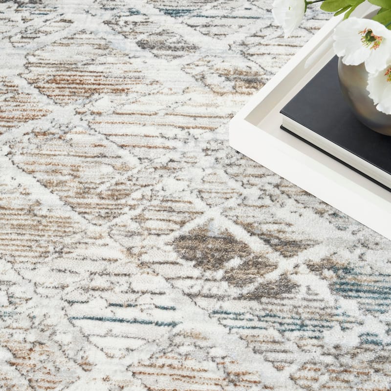 Nourison Glam Indoor Abstract Area Rug