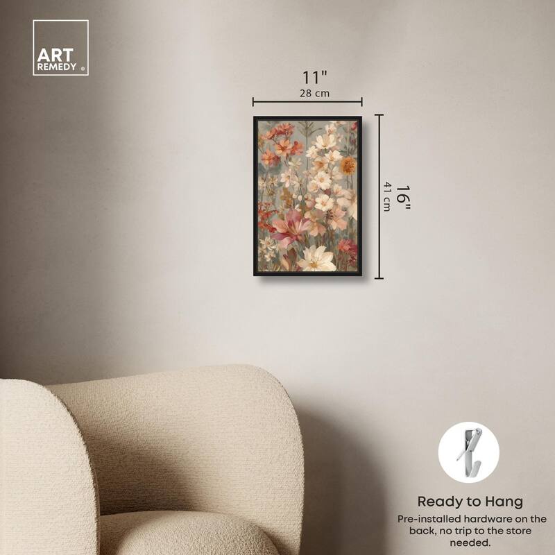 Soft Cream Wilds Canvas by Art Remedy